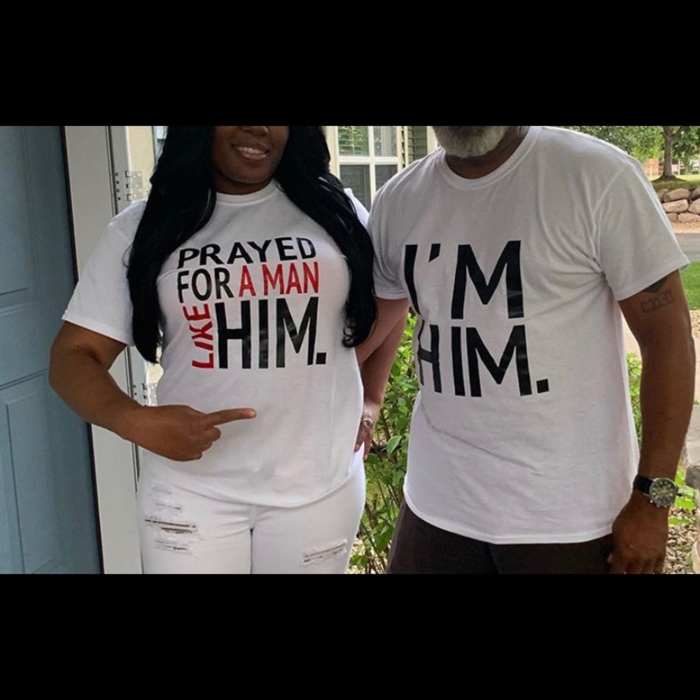 Prayed For Him (Hers & His) T-Shirt